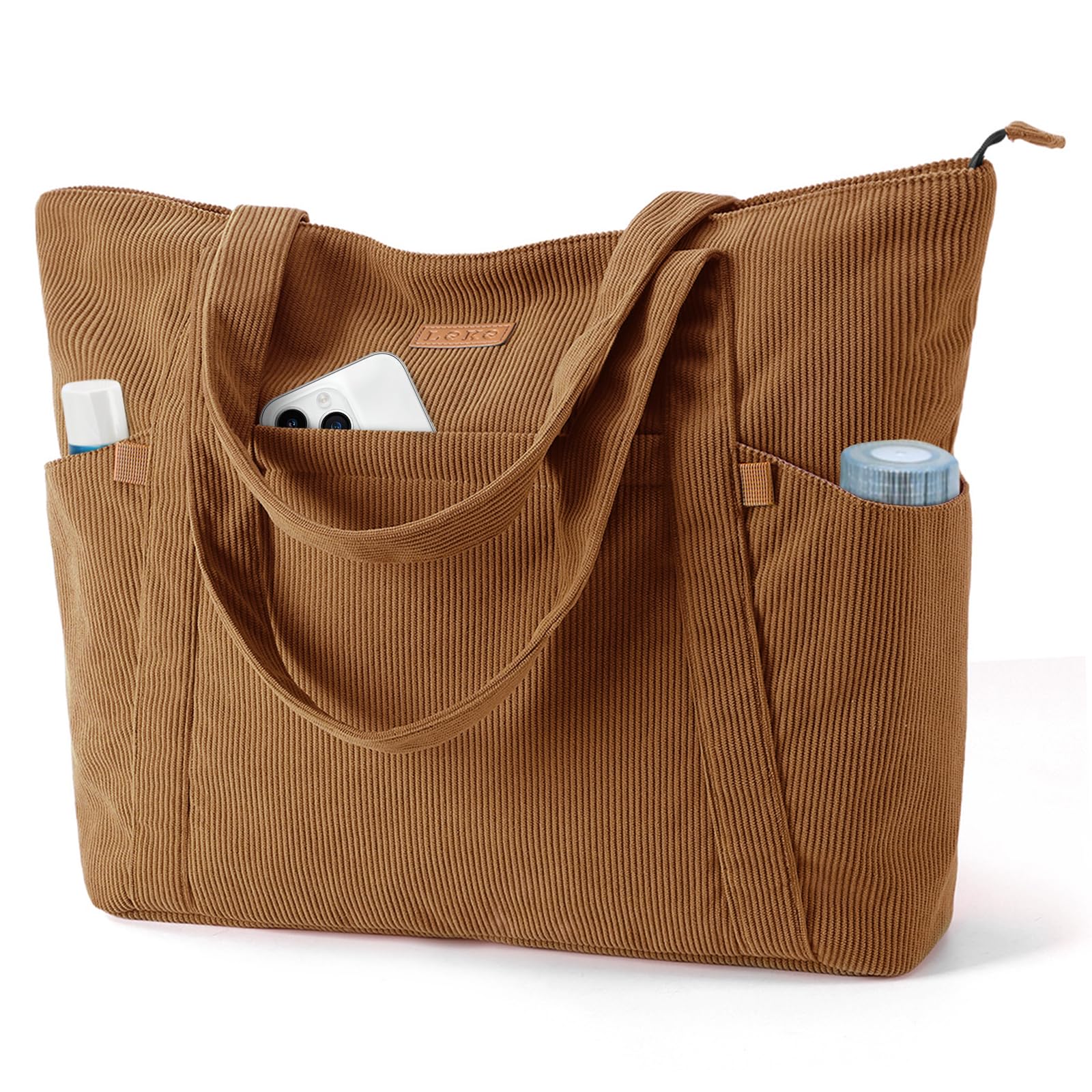 Laptop Tote Bag for Women - 17 15 Large Capacity Shoulder Bag with Zip and Pocket for Work