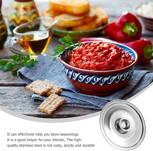 Miniatura 9 de DOITOOL Tapa universal para olla de cocina, tapa de olla de acero inoxidable, tapa de sartén pequeña, tapa de olla de condimento, tapa de cacerola,
