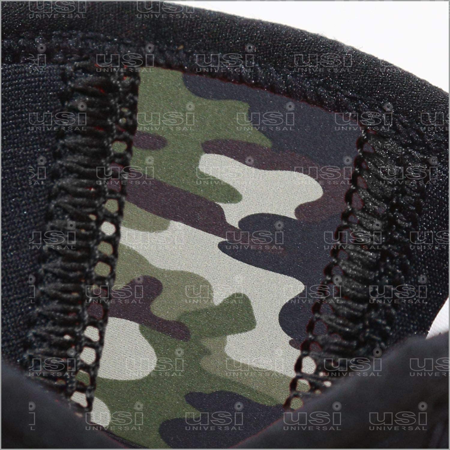 USI UNIVERSAL Rodillera KS5 (paquete de 1 par, 5 mm de grosor) para entrenamiento cruzado, lesiones de rodilla, soporte de compresión para alivio del dolor, fitness, levantamiento de pesas (X_LARGE)