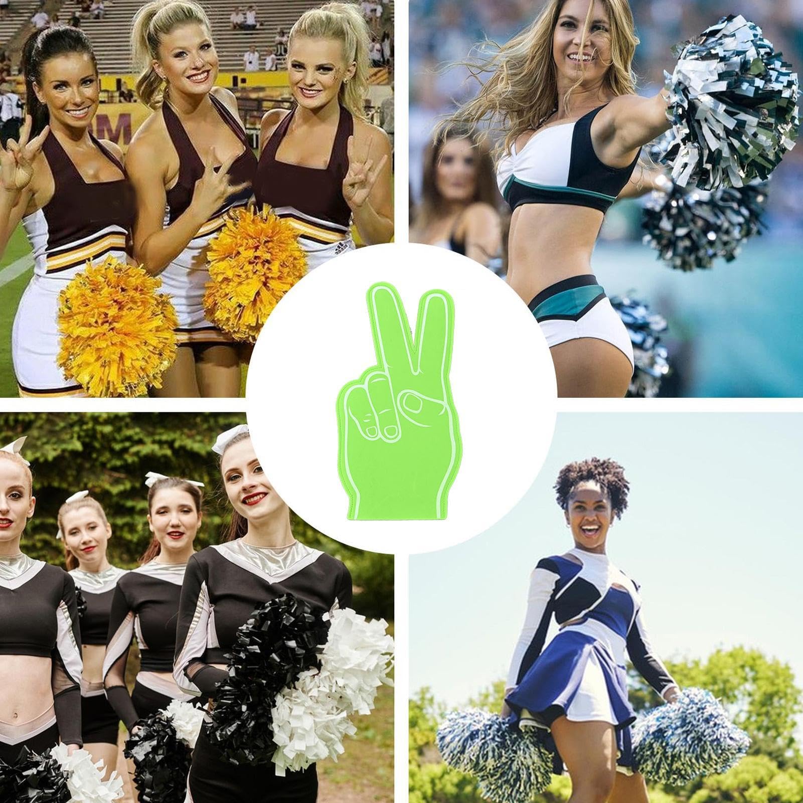 Doigt en mousse géant pour sport et pom-pom girls - Accessoire de fête créatif