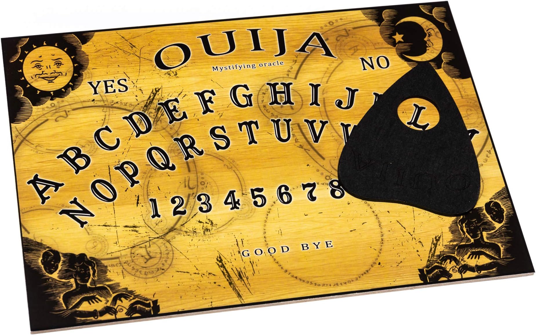 Ouija Board game with Planchette and detailed instruction for Spirit Hunt