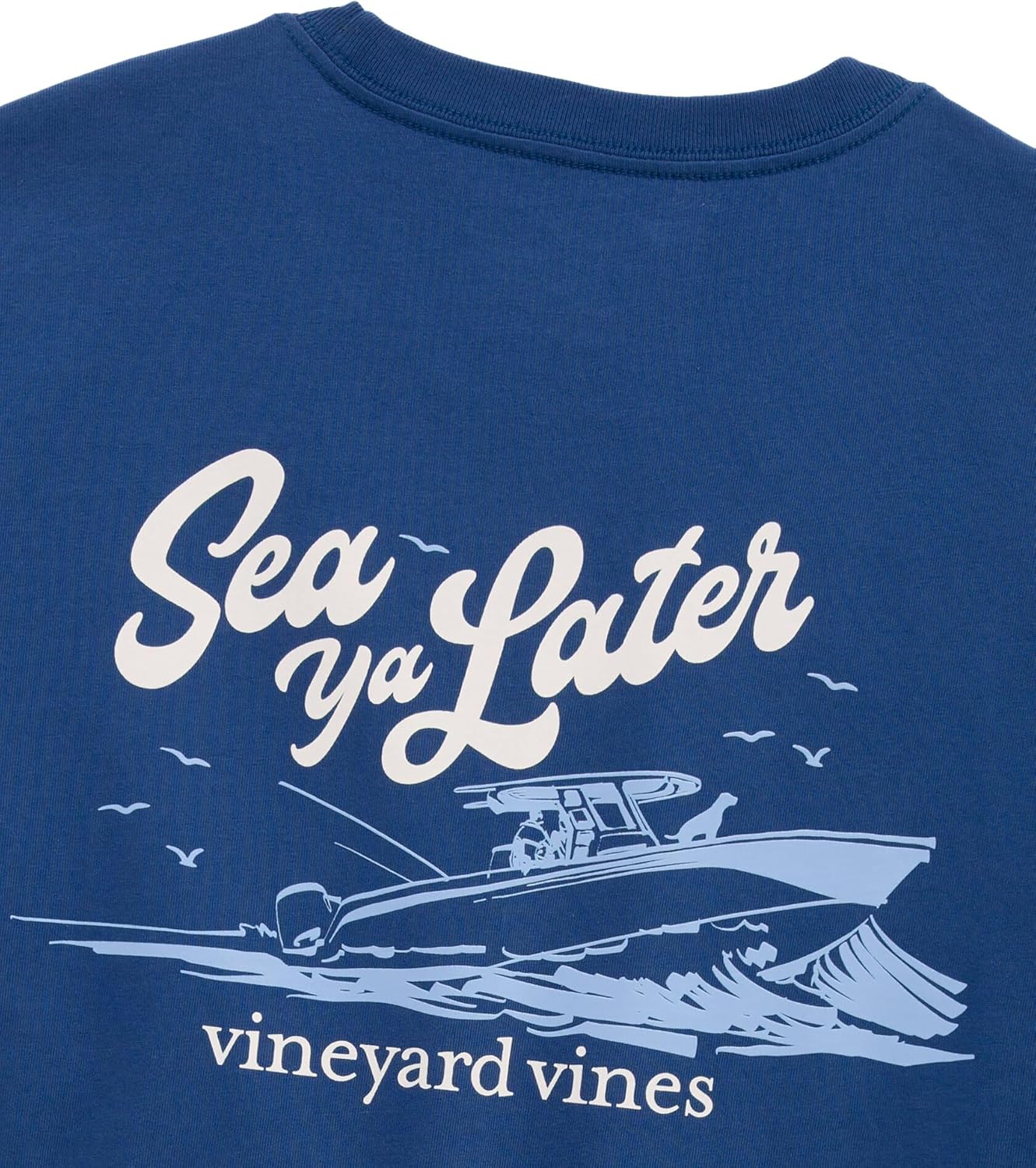Vineyard Vines Men's Sea Ya Later Short-Sleeve Pocket Tee