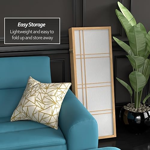 Miniatura 45 de Pantalla Shoji corta de doble cruz de 4 pies - Natural - 3 paneles Natural,Negro -,Honey,Rosewood,Nuez,Blanco,https://www.amazon.com/dp/undefined