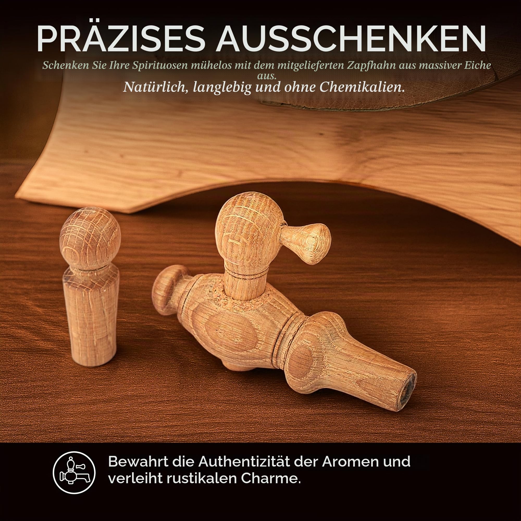 Holzfass Eichenfass Whiskyfass Weinfass Kleines Alkoholfass Großes Eichenfass 5 Liter