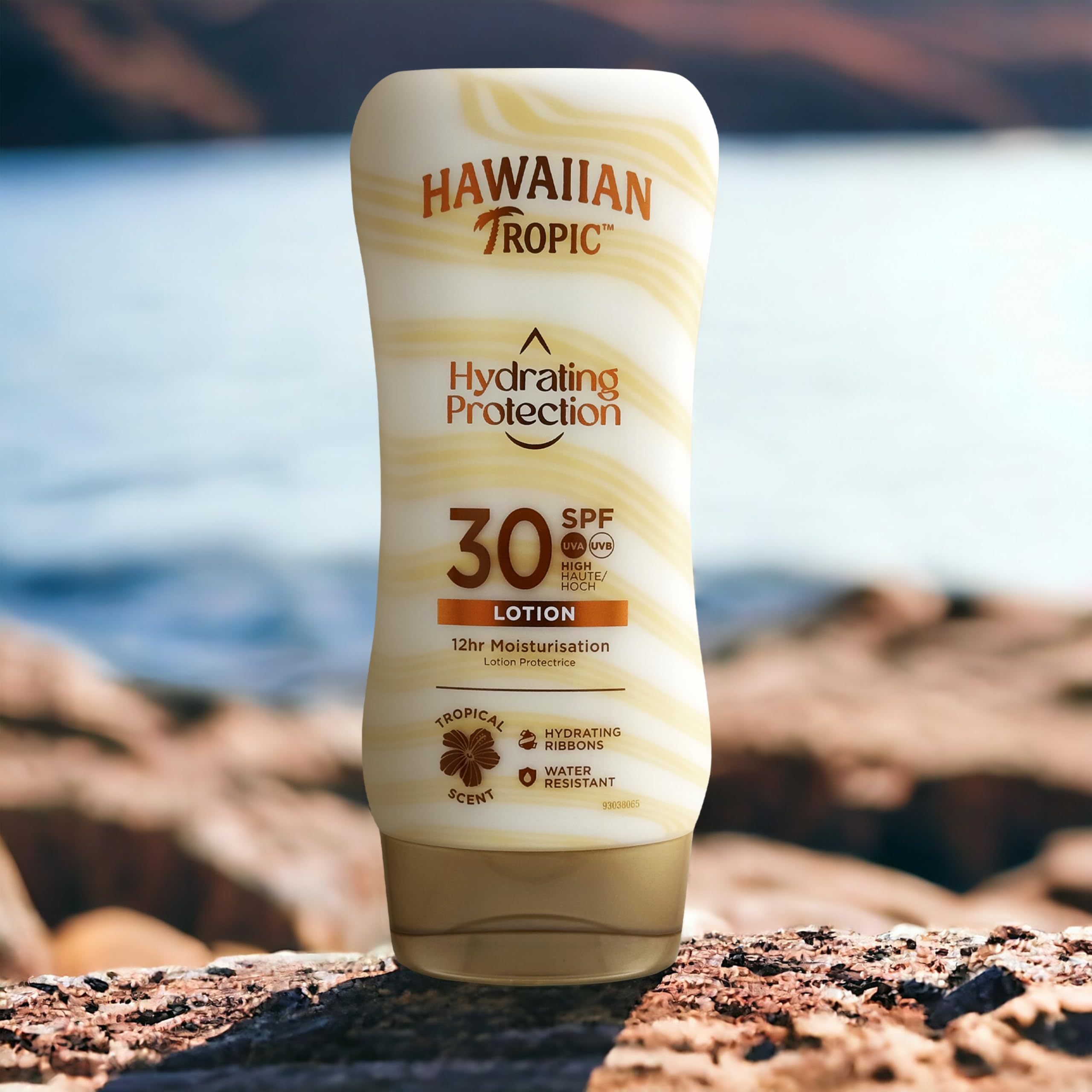 Hawaiian Tropic, Lozione Solare Hydrating Protection Sunscreen SPF 30, 180 ml