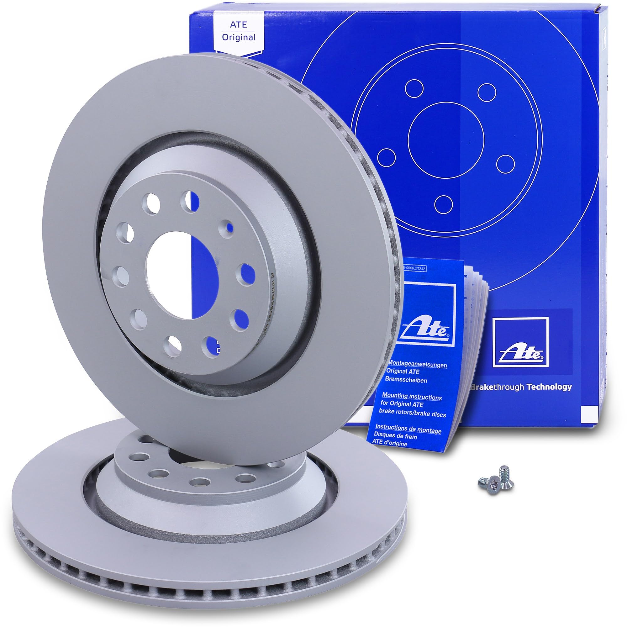 ATE Bremsenset inkl. Bremsscheiben vorne Ø 312 mm belüftet + hinten voll