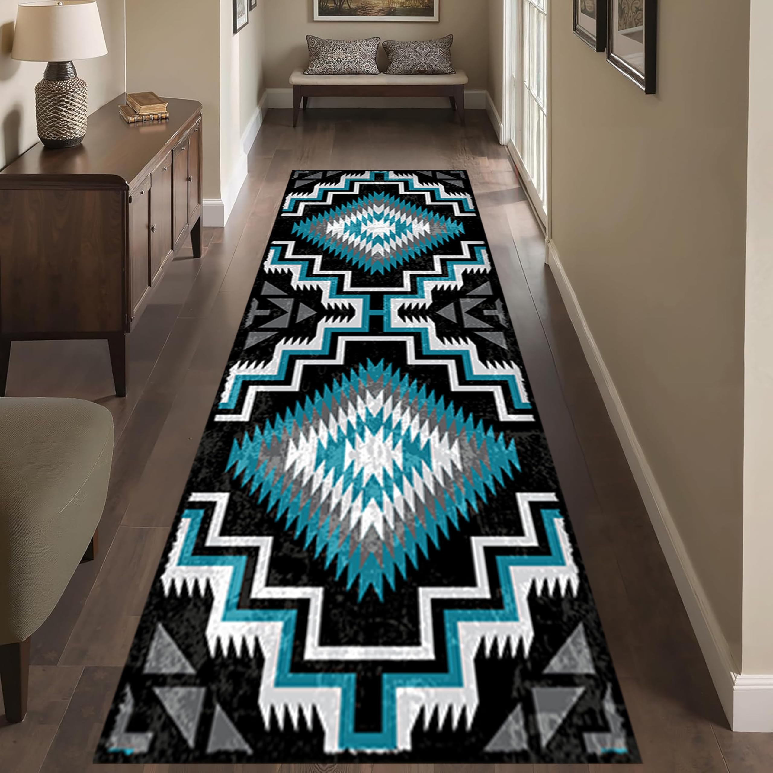Amazon.com: Mexican Long Runners Rug, 4x12ft, Rustic Country