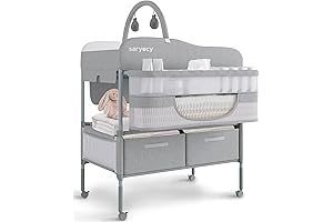 Versatile Baby Changing Station with Foldable Design and Adjustable Height