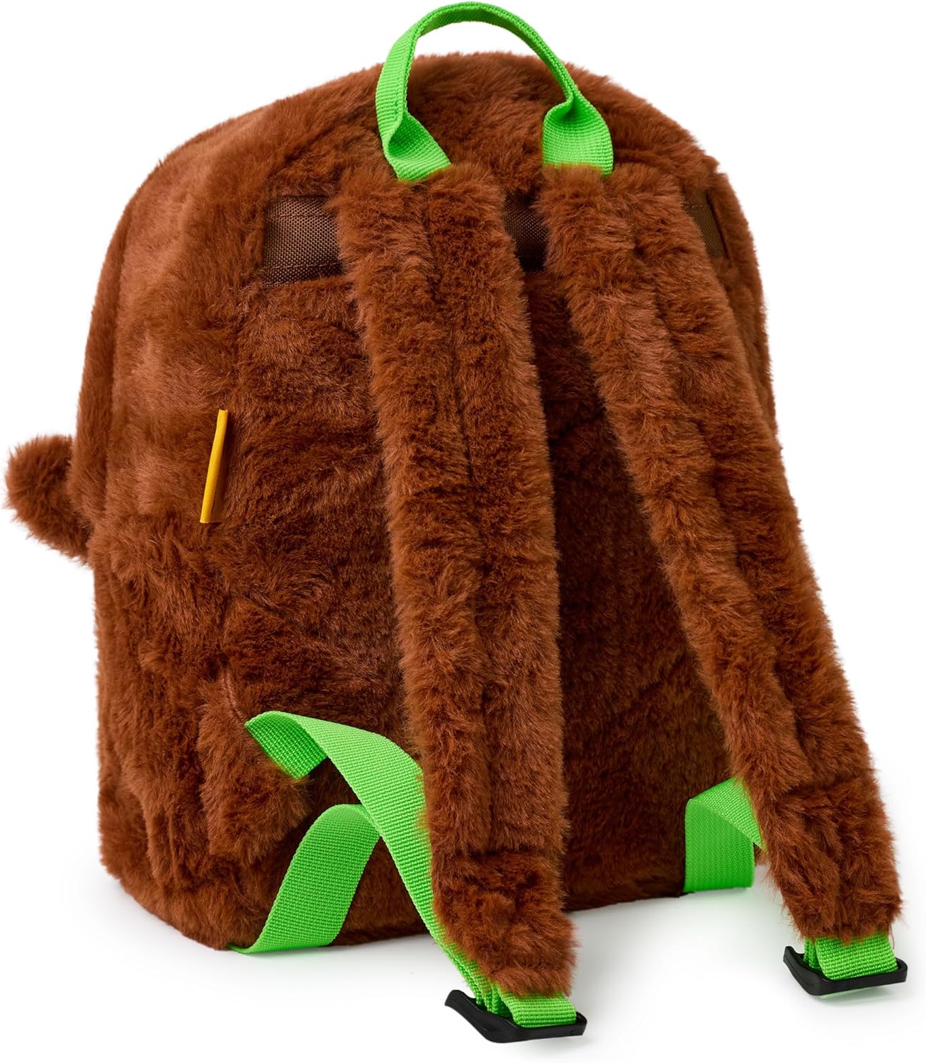 The Gruffalo Kids Mini Furry Backpack | Girls & Boys Brown Fluffy Rucksack with Adjustable Straps | Children’s Novelty Face Bag with 3D Ears and Horns | Story Book Series Merchandise Gift