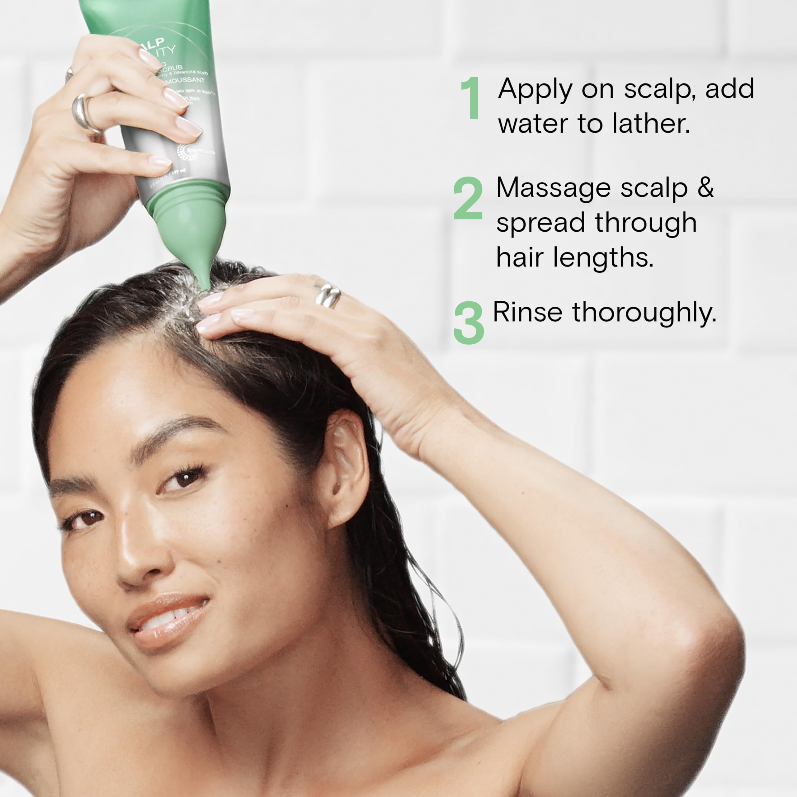 Joico Scalp Vitality Exfoliating Foaming Scrub | Supports A Healthy & Balanced Scalp | For Dry, Oily and Itchy Scalp | Removes Excess Oil & Product Buildup | Cooling Sensation | 6 Fl Oz