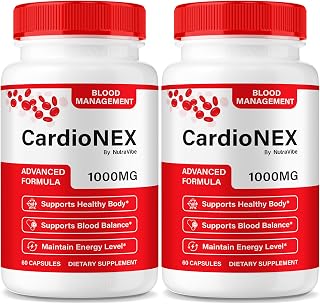 (2 Pack) CardioNEX – Official Cardio NEX Premium Support Formula for Circulation, Heart Wellness & Steady Energy | Natural Blend for Balanced Lifestyle, Just 2 Easy-to-Take Pills Daily (120 Capsules)