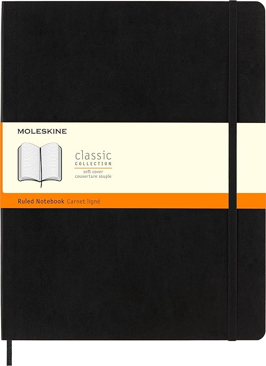 Moleskine Classic Notebook, Soft Cover, XXL (8.5" x 11