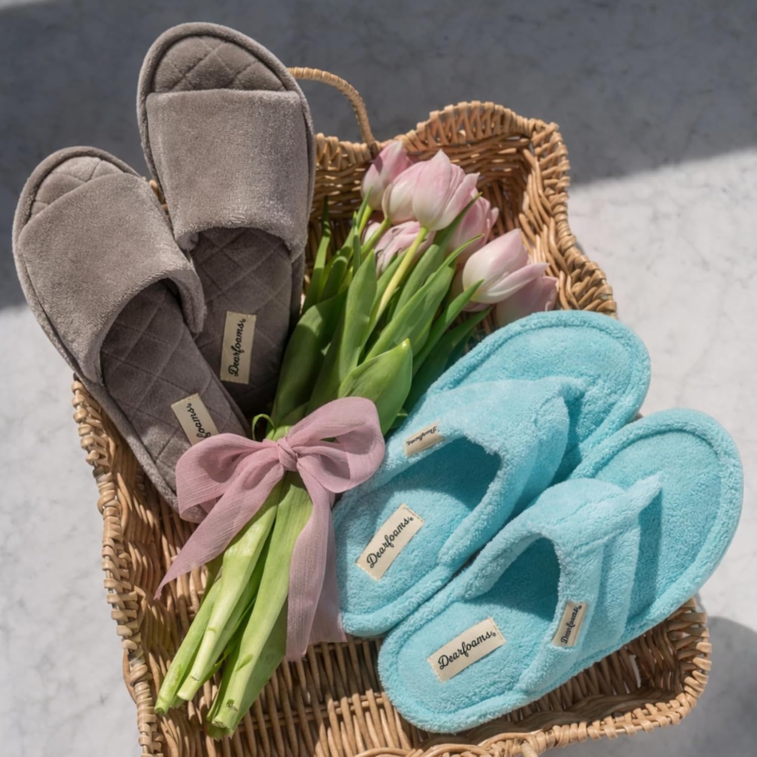 Dearfoams womens Beatrice Side Gore SlideSlipper - Image 7