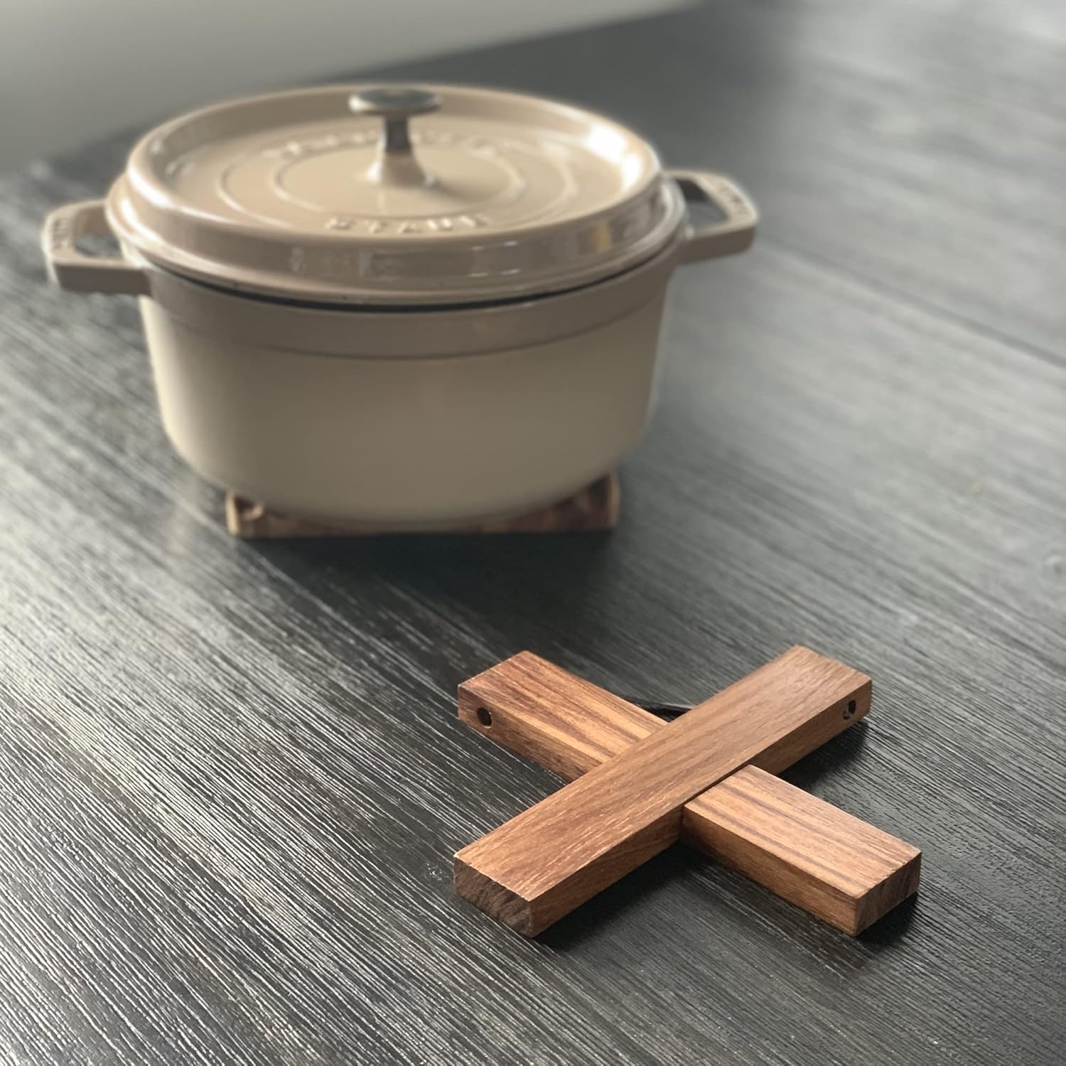 Rectangular Acacia Wood Hot Dish Trivet
