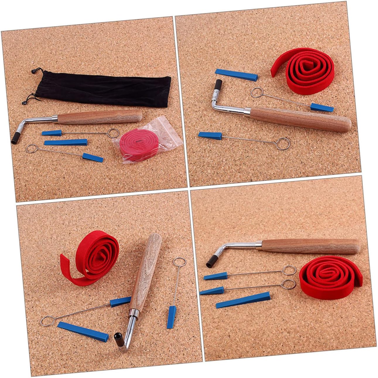 Piano Tuner Mute Kit Professional Tuning Tools Tuning Wrench for Diy Piano Repair