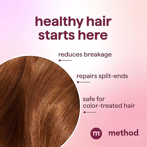 Miniatura 7 de Method Volumizing Conditioner, Pure Peace with Rose, Peony, and Pink Sea Salt Scent Notes, Paraben and Sulfate Free, 13.5 oz (Pack of 1)