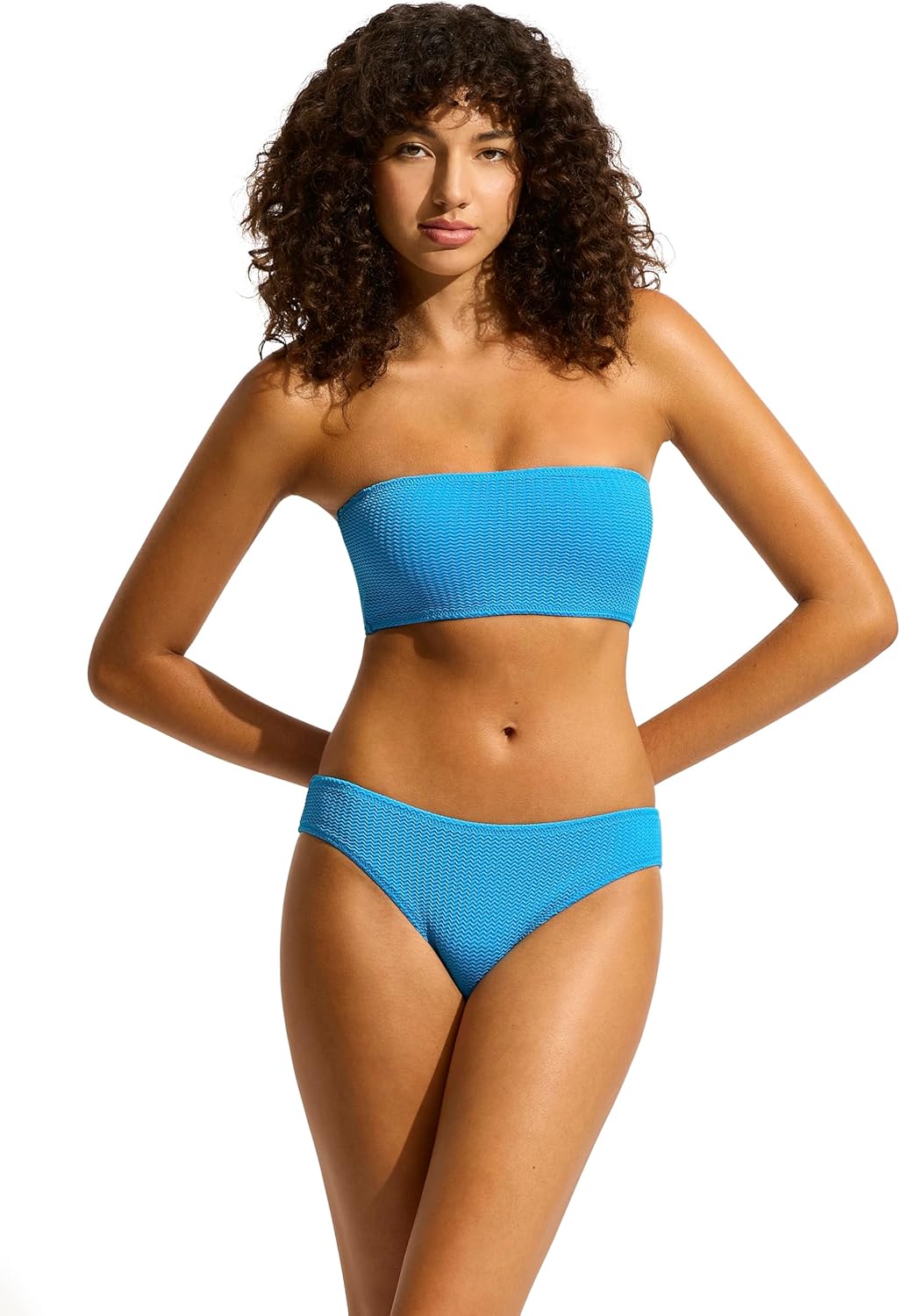 Seafolly Women's Hipster Full Coverage Bikini Bottom Swimsuit