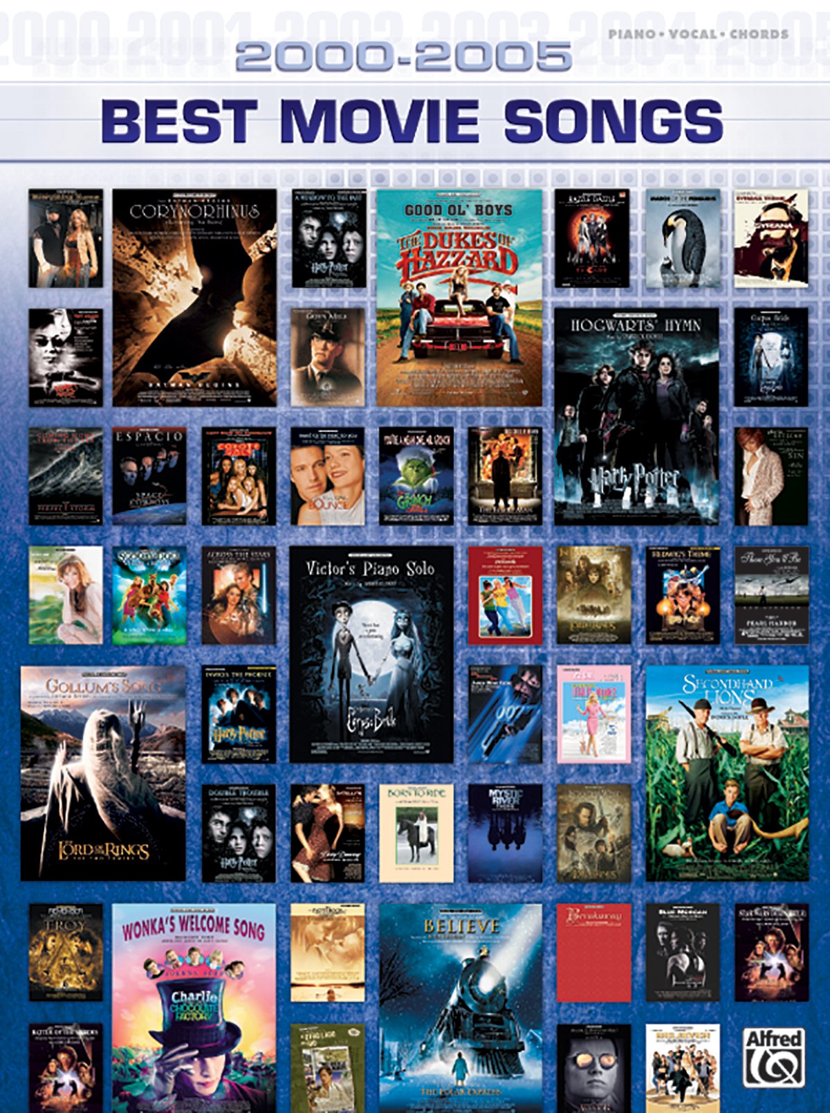 2000-2005 Best Movie Songs: Piano - Vocal - Chords (2000-2005 Best Songs)