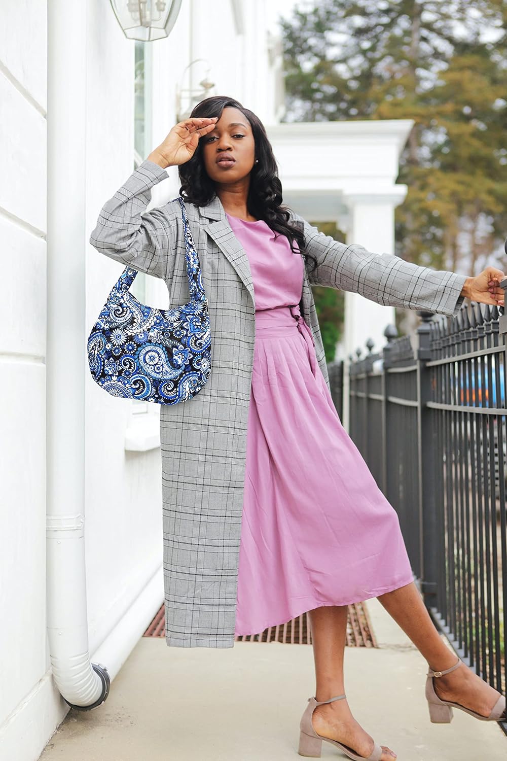 Quilted Shoulder Tote Bag Handbag - Image 2