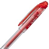 Pentel Arts Slicci 0.25 mm Extra Fine Gel Pen, Red Ink, Box of 12 (BG202-B) – view 4