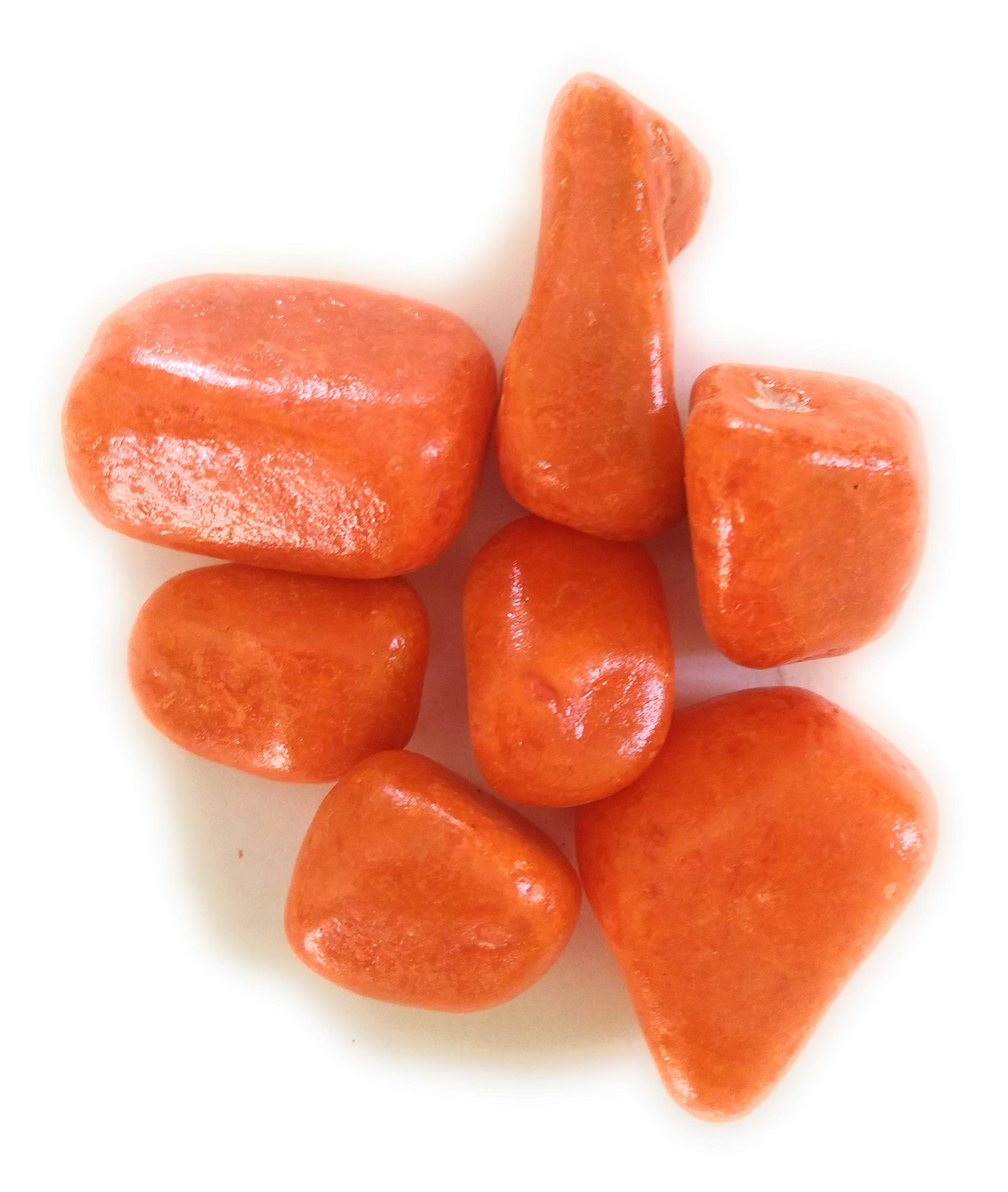 Gifts & Decor Stone Colourful Glass Pebbles (Multicolour, 400 G) 1