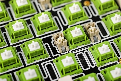 Miniatura 5 de EPOMAKER Peace Lily - Interruptores de teclado, juego de 100 interruptores lineales de 42 gf, interruptor de 5 pines lubricado de fábrica con funda