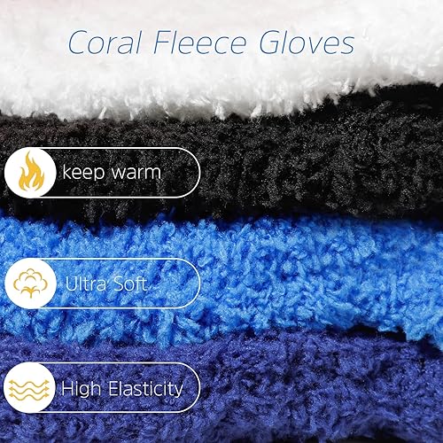 Miniatura 3 de ONESING 4 Pair Toddler Mittens Baby Mittens Soft Toddler Gloves Warm Newborn Mittens Winter Gloves for Baby Girls Boys