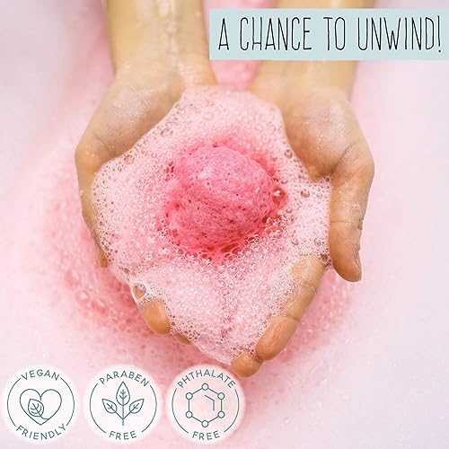 Vista 6 de STMT D.I.Y. Horizon Group USA - Juego de bombas de baño con 5 aceites esenciales, pétalos de rosa secos y más, mezcla y dales forma tú mismo