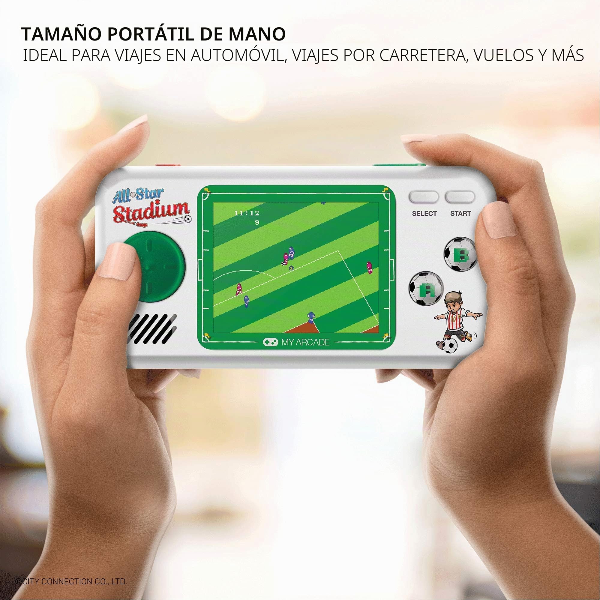 MY ARCADE Pocket Player All-Star Stadium Consola de Juegos Portátil, 7 Juegos en 1