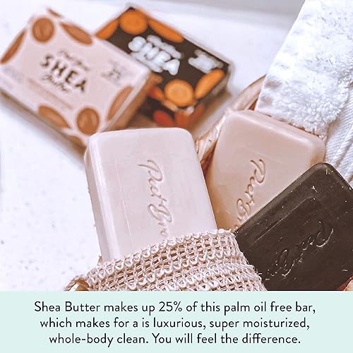 Miniatura 2 de Jabón en barra de manteca de karité, barra de jabón negro africano hidratante, vegano, sin aceite de palma, hasta 25 veces más manteca de karité,