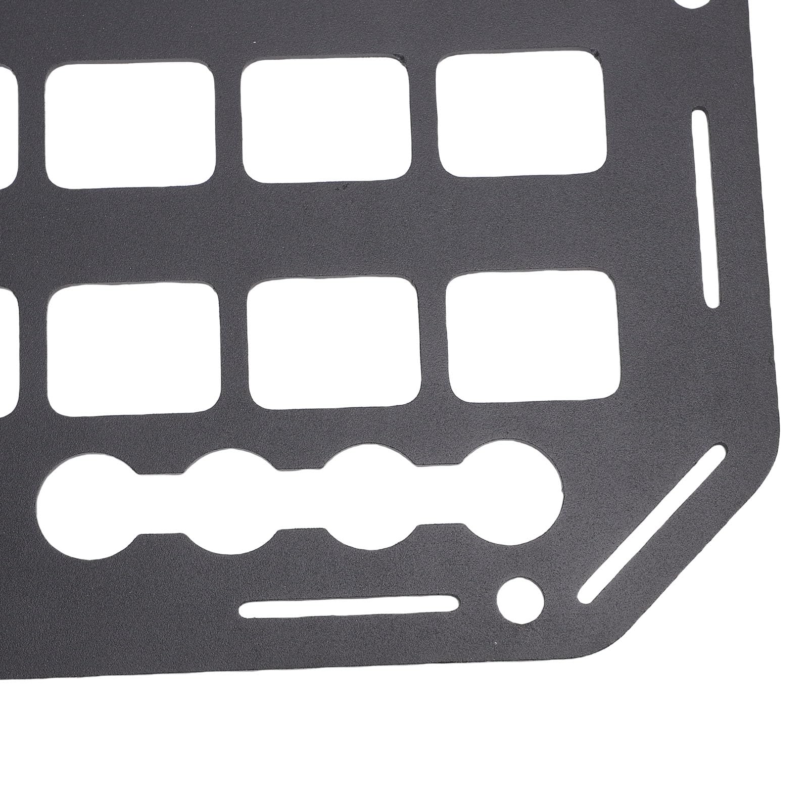 Panneau de Lit de Camion en Aluminium, Système de Rangement Molle Léger avec Mécanisme de Verrouillage pour Rail en L, Compatible avec Les Berlines, SUV, Pickups, Camions,