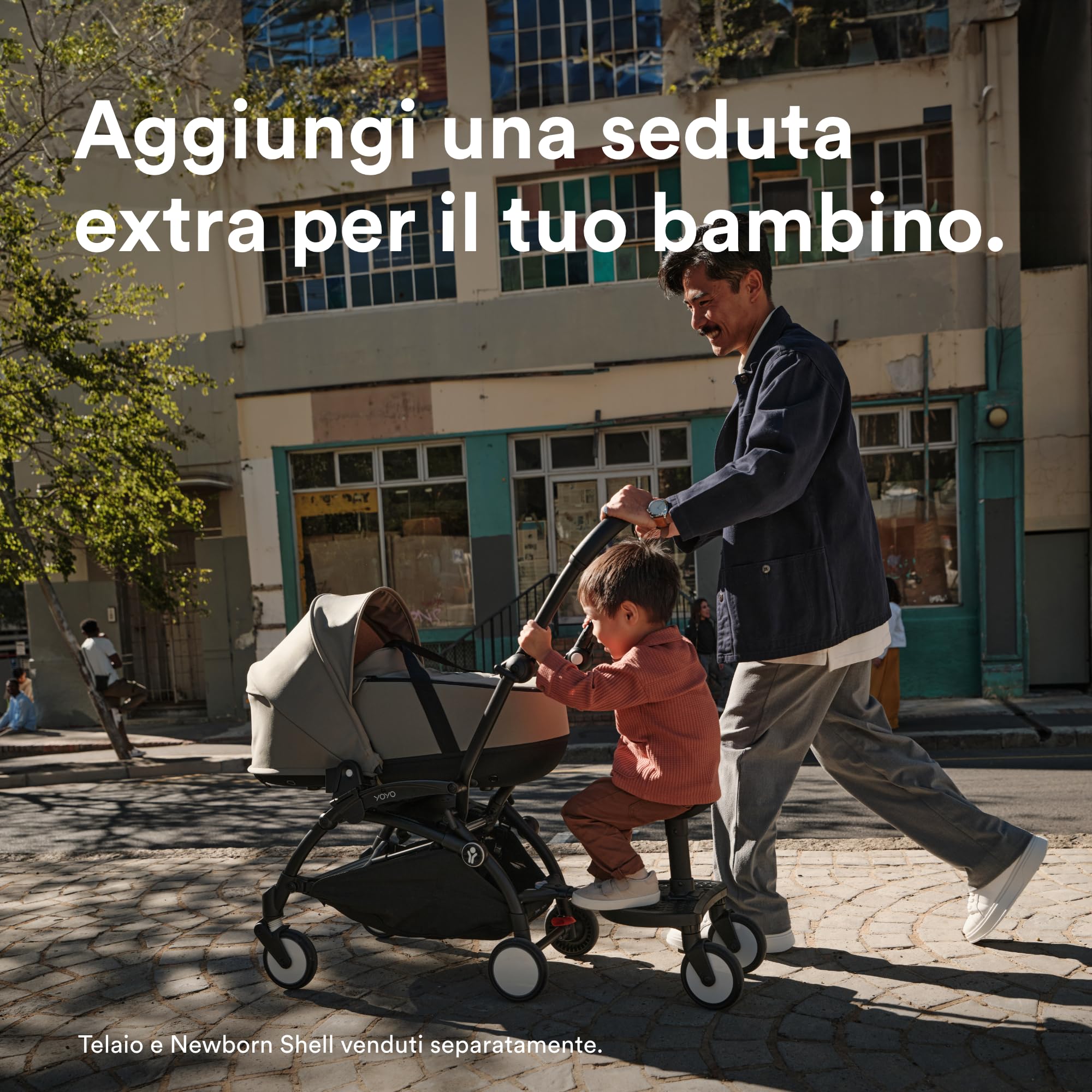Stokke YOYO Board - Per Bambini dai 24 ai 48 Mesi o Fino a 20 kg - Facile da installare sul passeggino YOYO