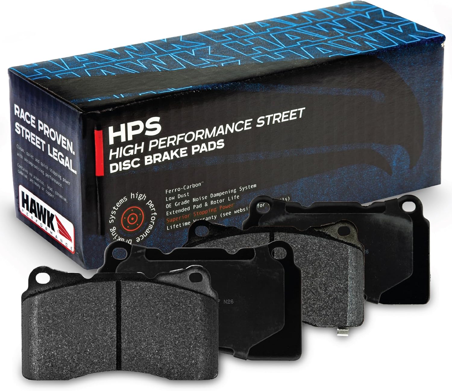 Hawk Performance HB543F.760 HPS Performance Street Brake Pads