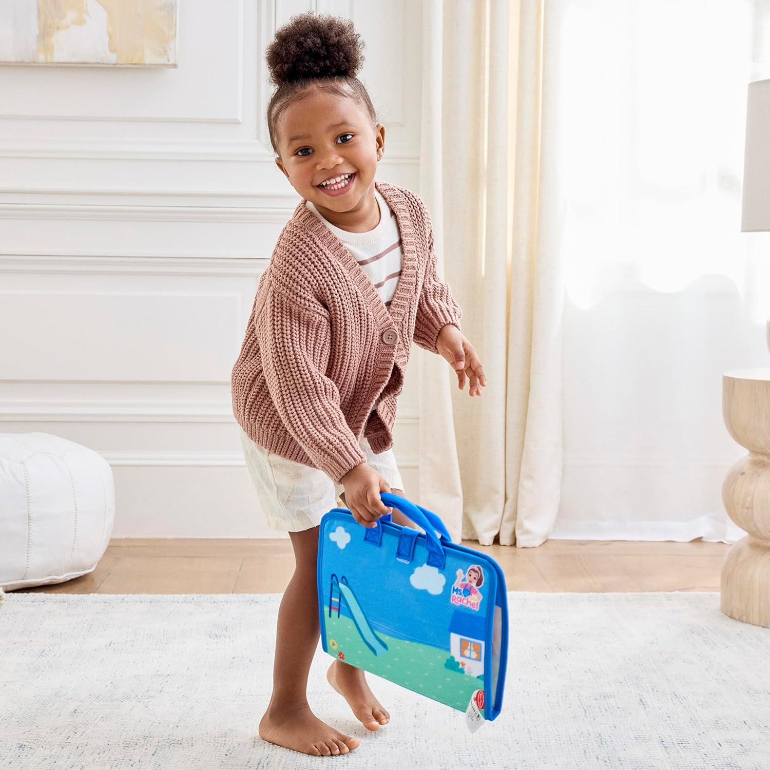 Melissa & Doug® Ms. Rachel™ What to Wear Felt Activity Board Take-Along Preschool Learning Toy for Boys and Girls - FSC Certified - Image 5