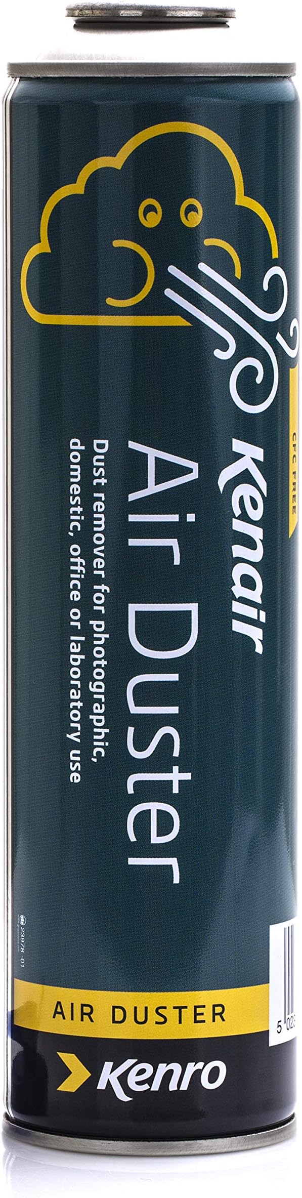Kenair Air Duster Refill Can (360ml) - Compressed Air Can Spray to Clean Cameras, Computers and Precision Equipment & Remove Dust and Debris - KENR02