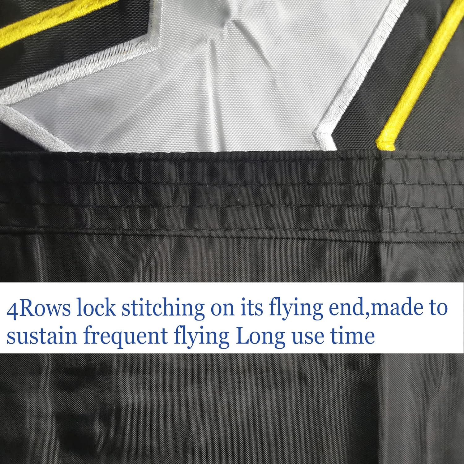 Embroidered US Army Military Flag 3x5 Double Sided Heavy Duty United States Military Flag Army Black Heavy Duty 340D Polyester and Durable Canvas Header with 2 Brass Grommets