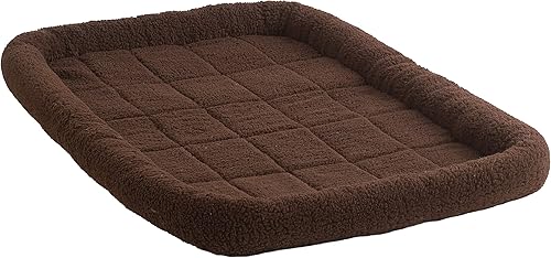 LITTLE GIANT Cama polar para mascotas - Pet Lodge - Cama extra grande para perros, lavable a máquina (chocolate) (Artículo No. 160773)