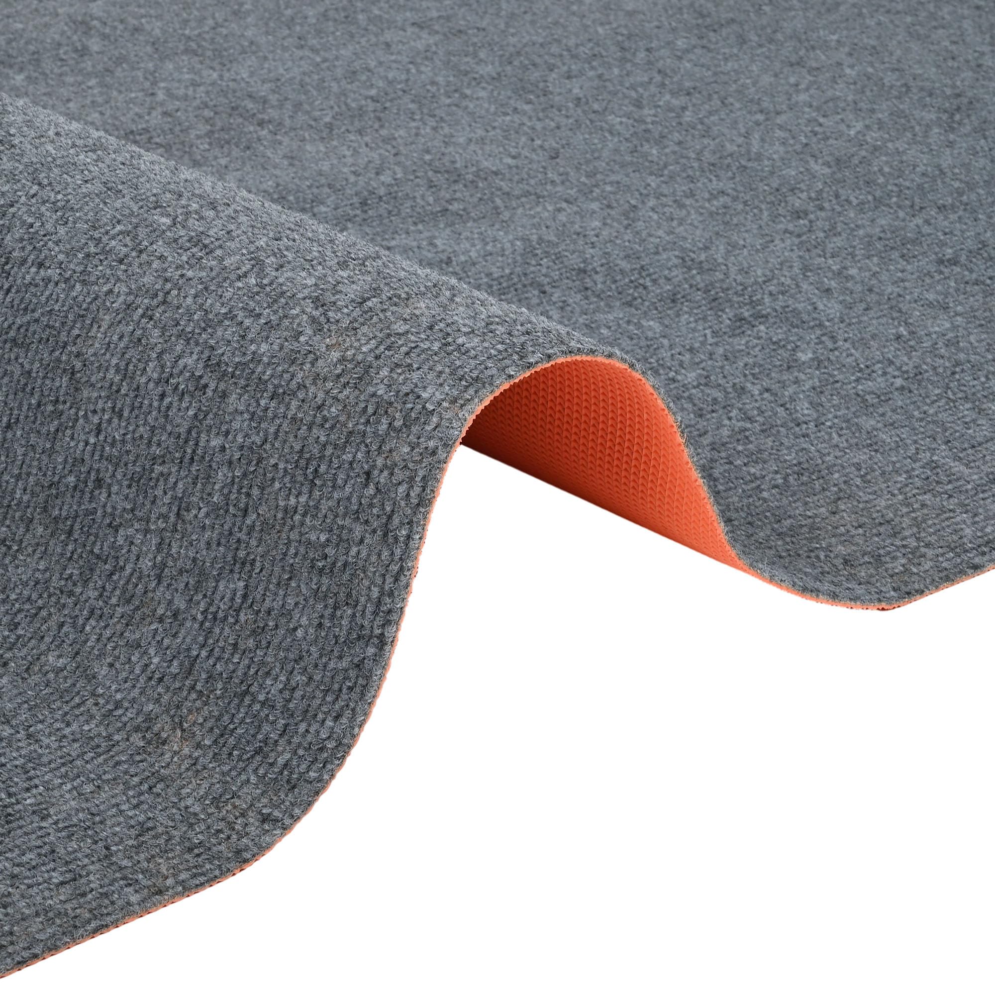 tonchean Tappeto per corridoio, 300 x 120 cm, antiscivolo, lavabile, al metro, per corridoio, ingresso cucina, soggiorno, ufficio, grigio