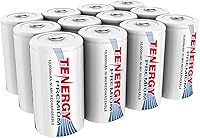 Vista 8 de Tenergy Combo: 4 baterías recargables de tamaño D premium de alta capacidad 10000mAh NiMH - Certificado UL