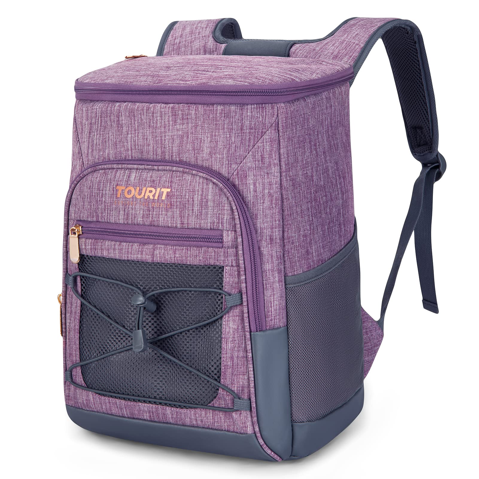 TOURITCooler Backpack Insulated Leakproof Backpack Cooler Lightweight for Picnics, Camping, Hiking, Beach, Trip