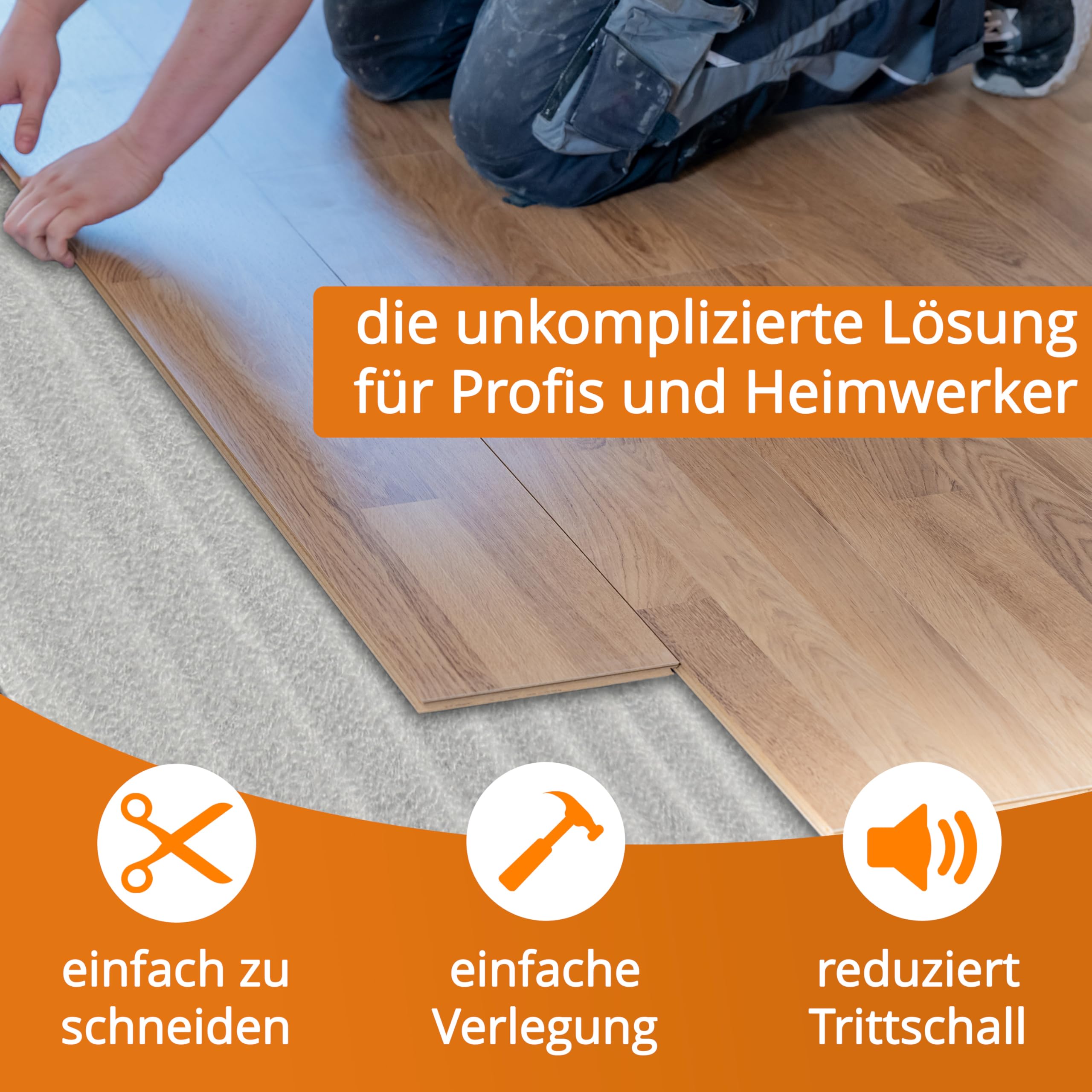 uficell podkładka do laminowania i parkietu o grubości 3 mm (grubość 3 mm – 50 m² | 2 rolki)