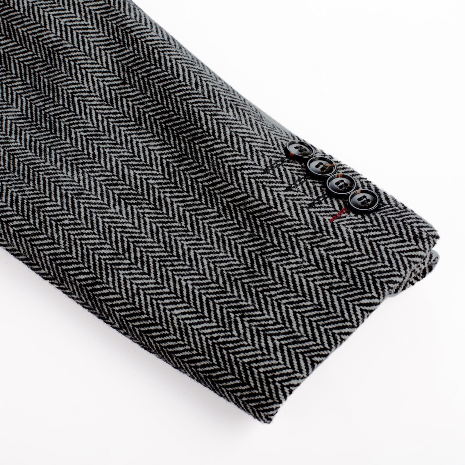 PJ PAUL JONES Giacca da uomo vintage British Blazer con 2 bottoni, in tweed