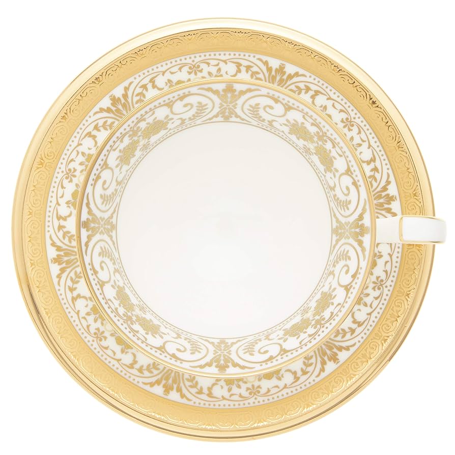Noritake - 【新品】 ノリタケ ジョージアンパレス カップ＆ソーサーペア Amazon｜Noritake ノリタケ カップ & ソーサー ( ペアセット