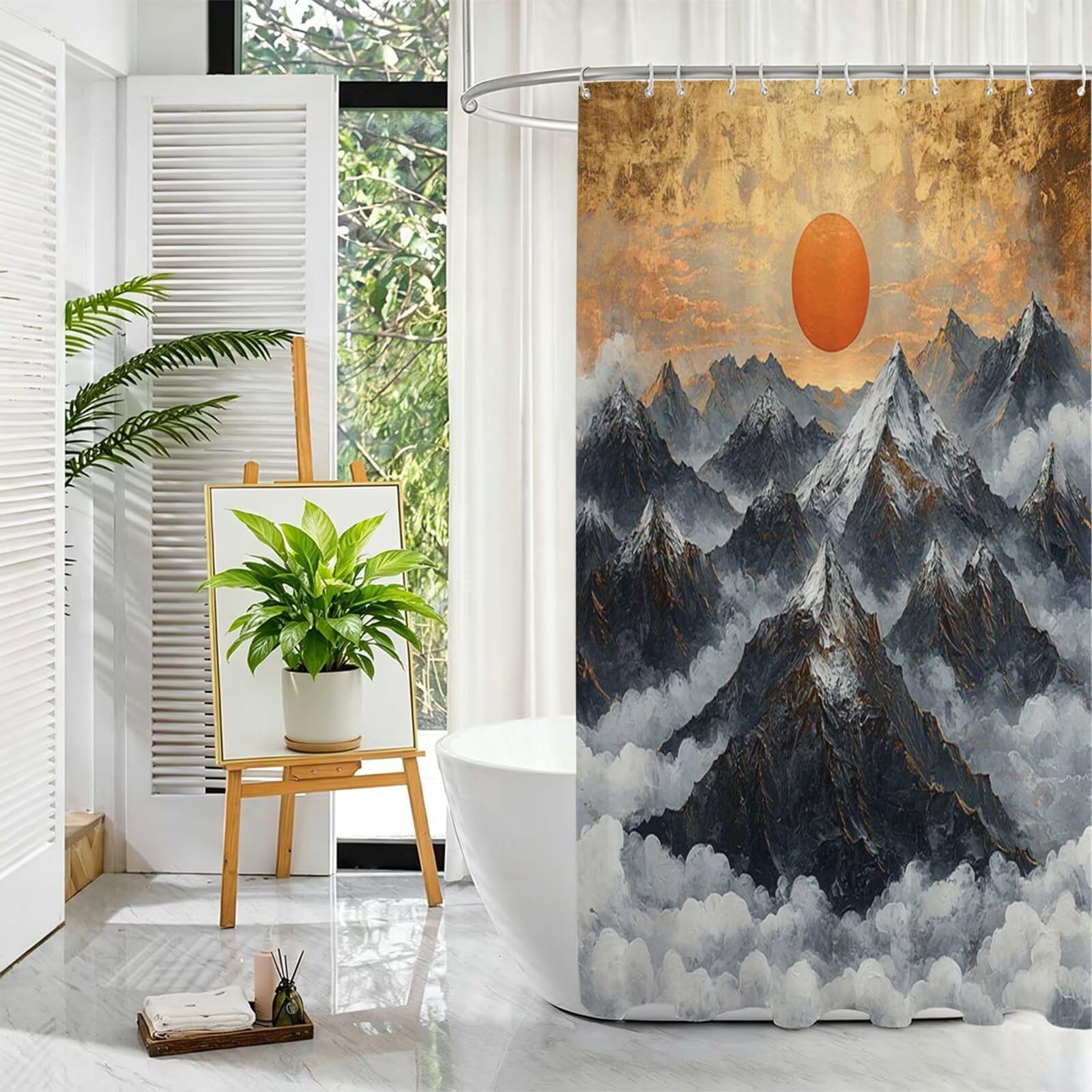 Tenda da Doccia grigio, Tenda Doccia 180x180cm L-79