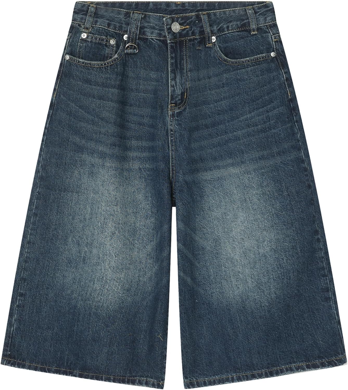 EMMIOL Mens Baggy Jean Shorts Loose Fit Denim Shorts Men Summer Casual Jorts Y2k Hip Hop Short Jeans Streetwear Clothes - Image 5