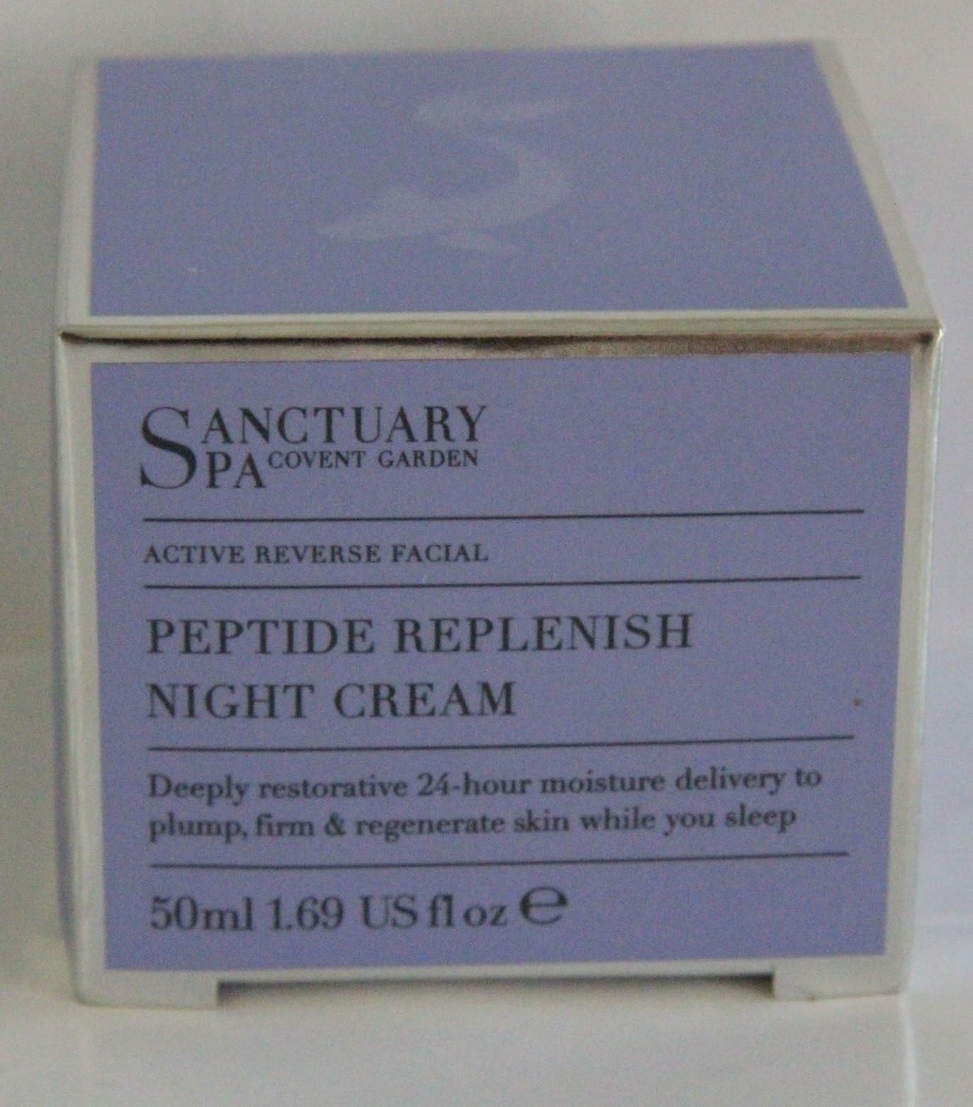 Sanctuary Spa Peptide Replenish Night Cream Active Reverse Facial 50ml