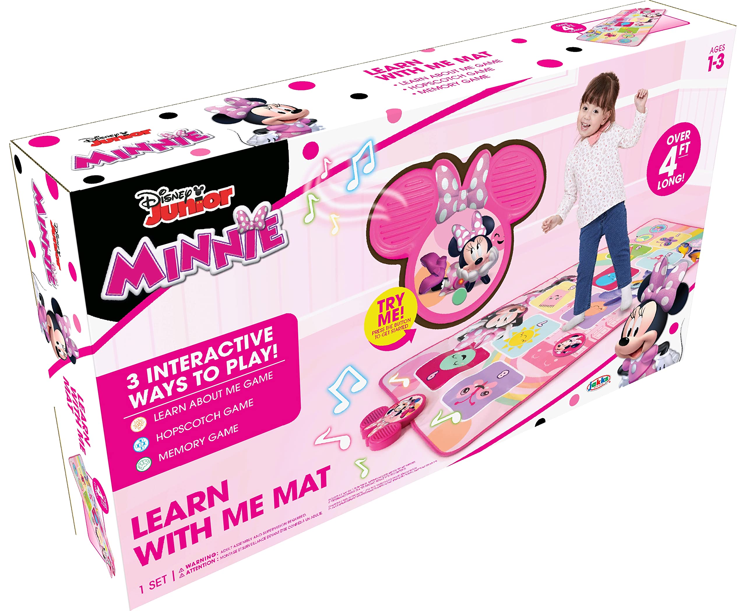 Amazon.com: Minnie Mouse Hop Scotch Activity Mat : Office Products