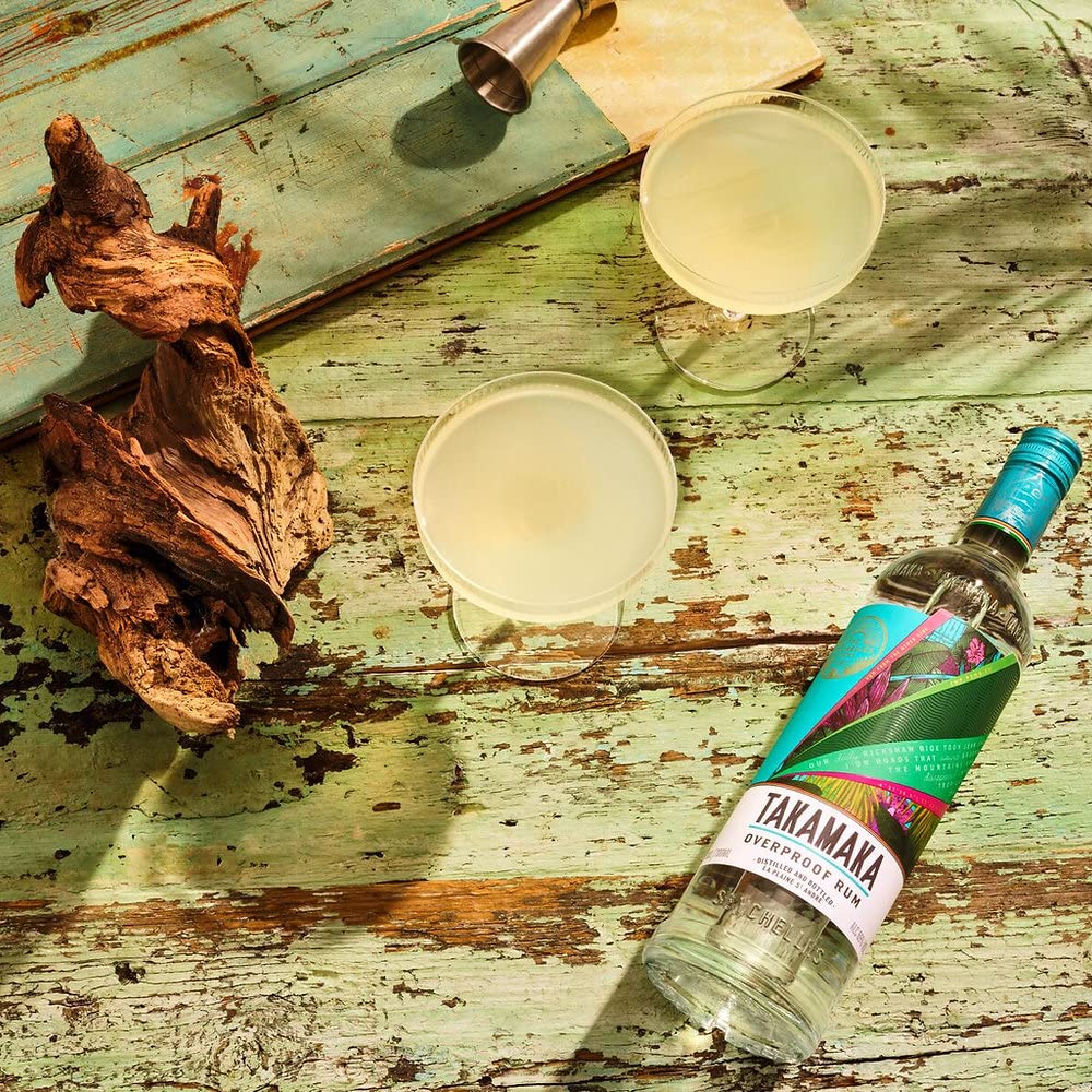 Takamaka - Overproof - Rum Bianco con Note Calde e Speziate, 69% Bottiglia da 700mlnn