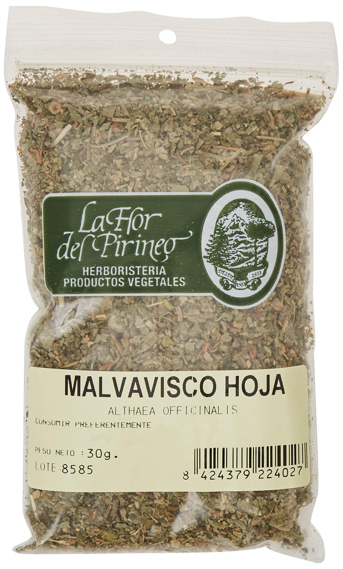 LA FLOR DEL PIRINEO - MALVAVISCO HOJAS - 30 GR