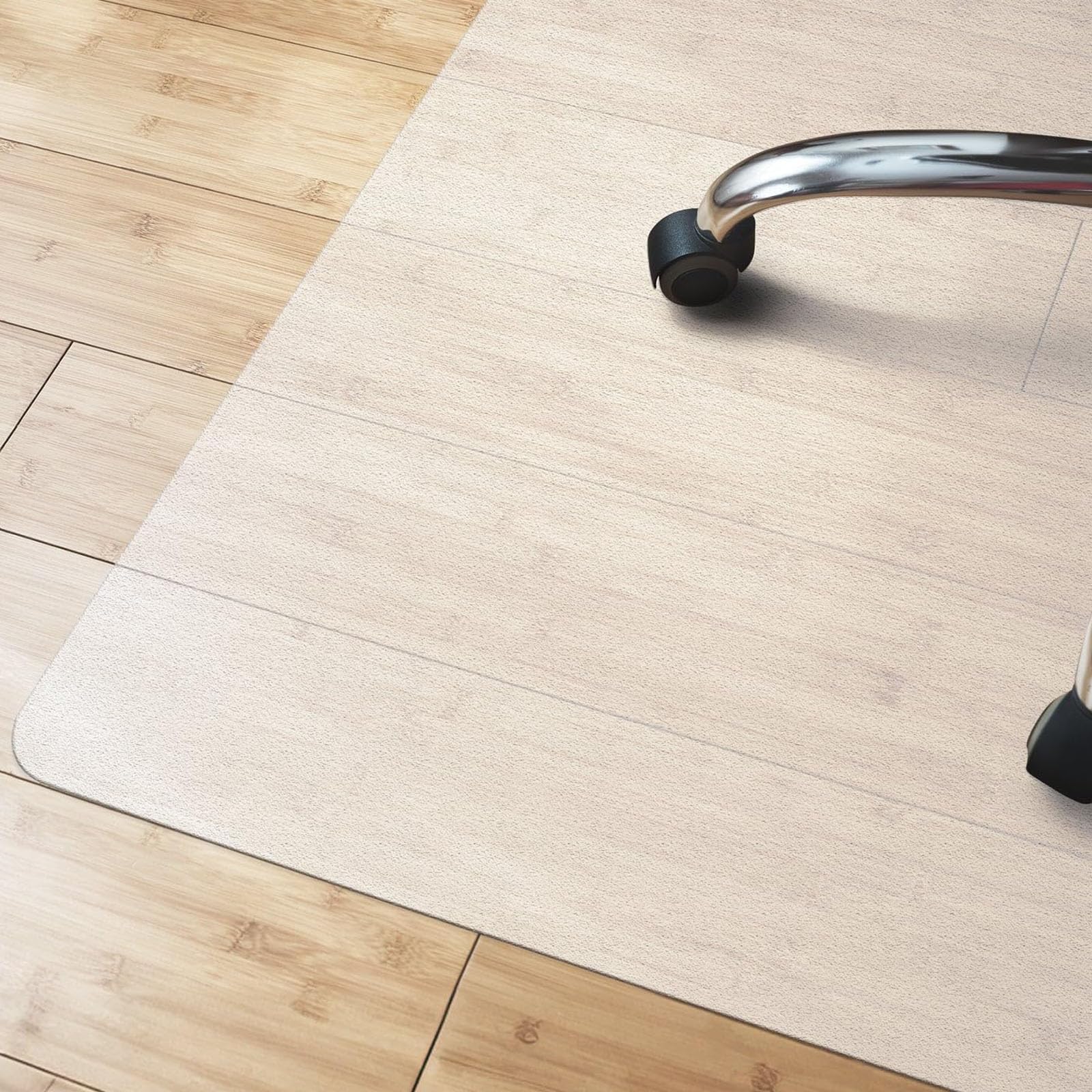Alfombrilla de protección de suelo duro de 1,5 mm de grosor para silla de oficina para suelos laminados de parquet, protector de suelo de polipropileno (80 x 150 cm)